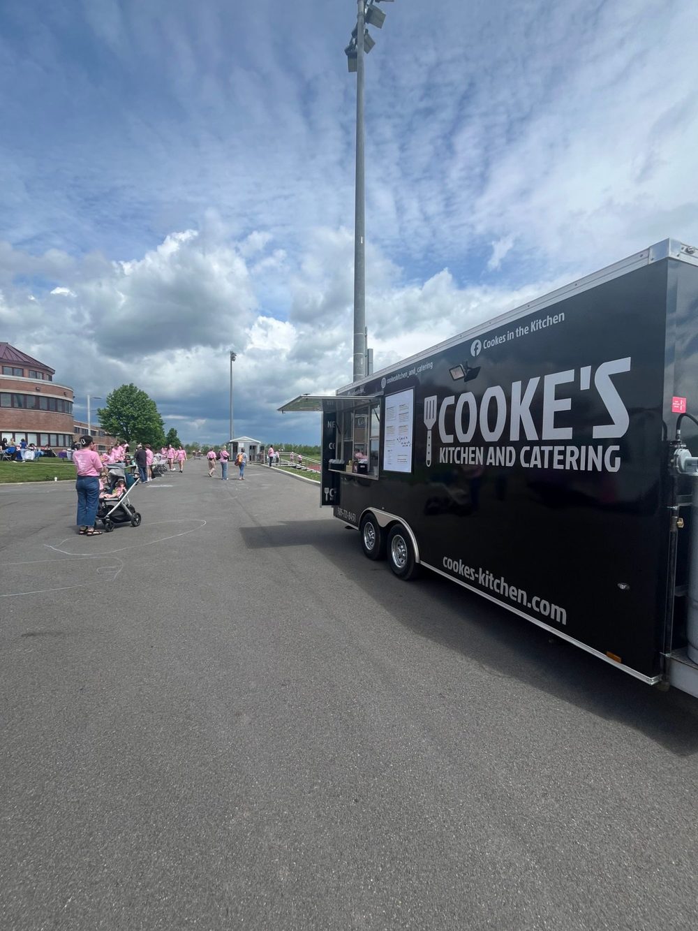 Cooke's Kitchen and Catering food truck at the Canandaigua Mental Health Walk