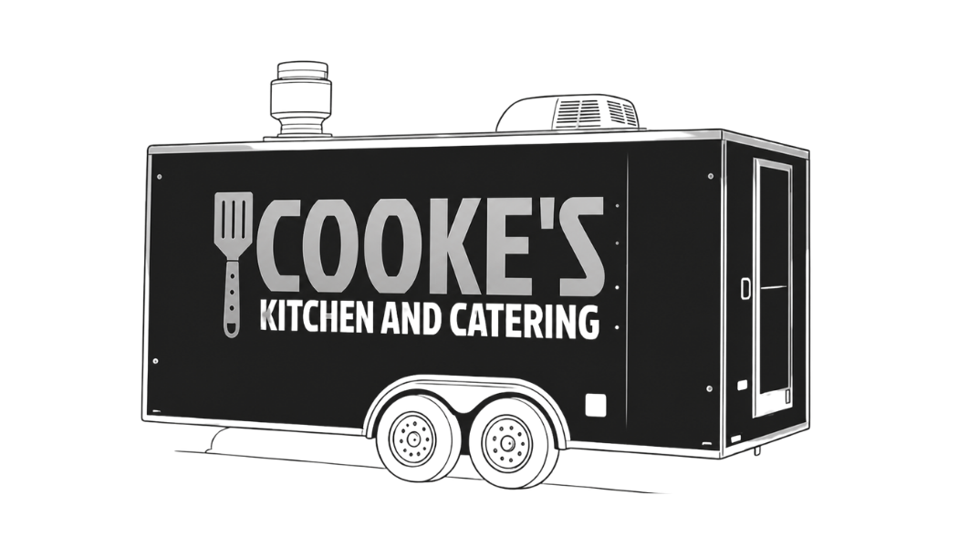 Cooke's Kitchen and Catering food truck illustration